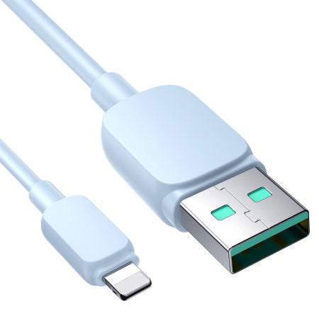 Joyroom USB to Lightning 1.2m Charge and Sync Cable, Compatible with all lightning devices - S-AL012A14 - Blue