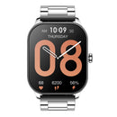 Amazfit Pop 3S Bluetooth Calls Smart watch with 1.96” AMOLED Display and AI Voice Assistance Waterproof (Limited Classic Edition) - Metallic Silver