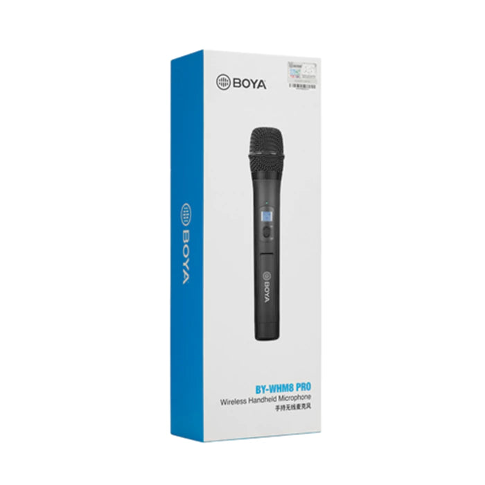 Boya WHM8 Pro Wireless UHF Microphone at a glance - Black