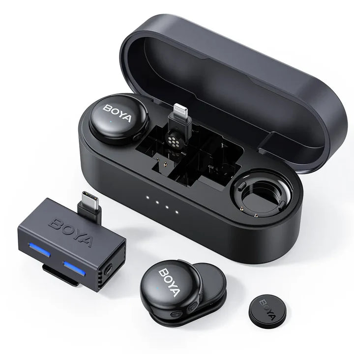 Boya BOYALINK 3-01  Al-Powered Button-Sized Wireless Micro Phone
