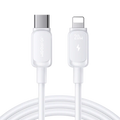 Joyroom Type-C To Lightning Cable 1.2m, 20W,  Fast Charging Data Cable - S-CL020A14 - White