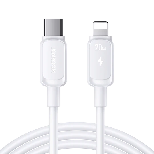 Joyroom Type-C To Lightning Cable 1.2m, 20W,  Fast Charging Data Cable - S-CL020A14 - White