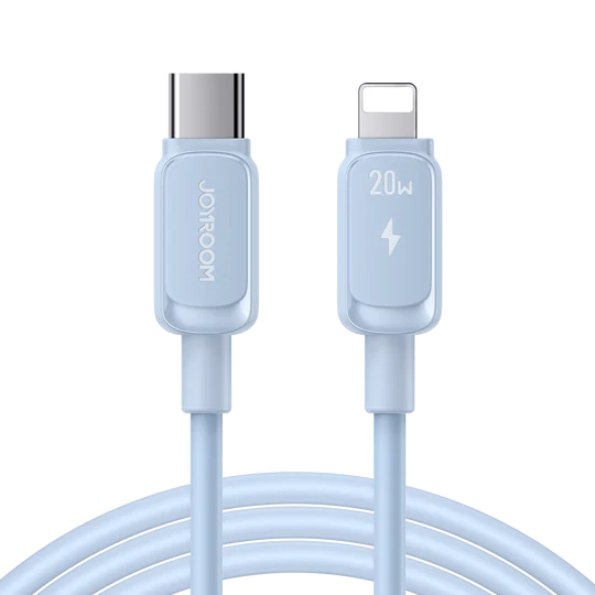 Joyroom Type-C To Lightning Cable 1.2m, 20W,  Fast Charging Data Cable - S-CL020A14 - Blue