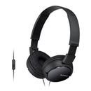 Sony MDR-ZX110AP On-Ear Wired Headphones With Mic - Black