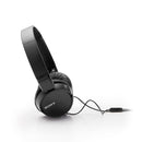 Sony MDR-ZX110AP On-Ear Wired Headphones With Mic - Black