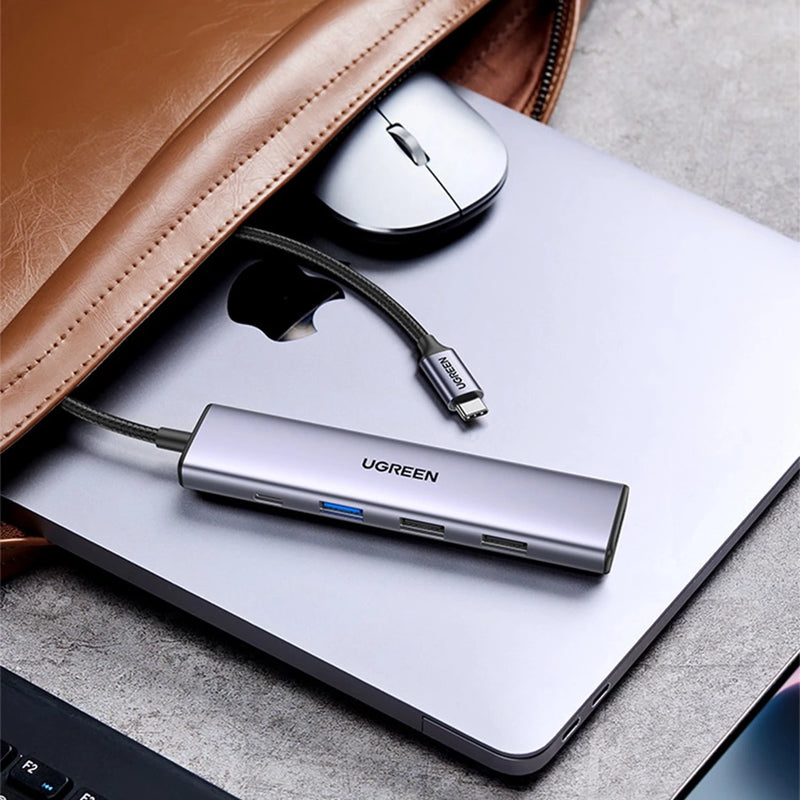 Ugreen USB-C 5 in 1 Multifunction Adapter, CM478 - Gray