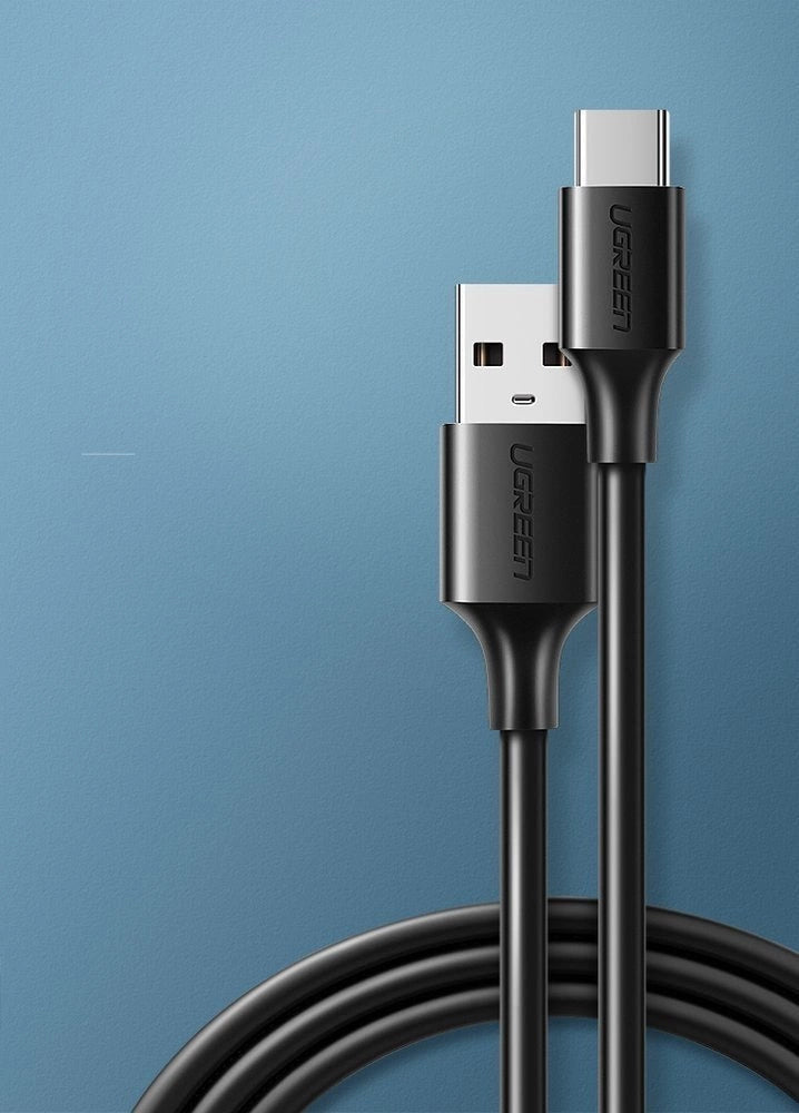 Ugreen USB-A / USB-C 3A cable, Fast charging and data transfer, 3m - Black