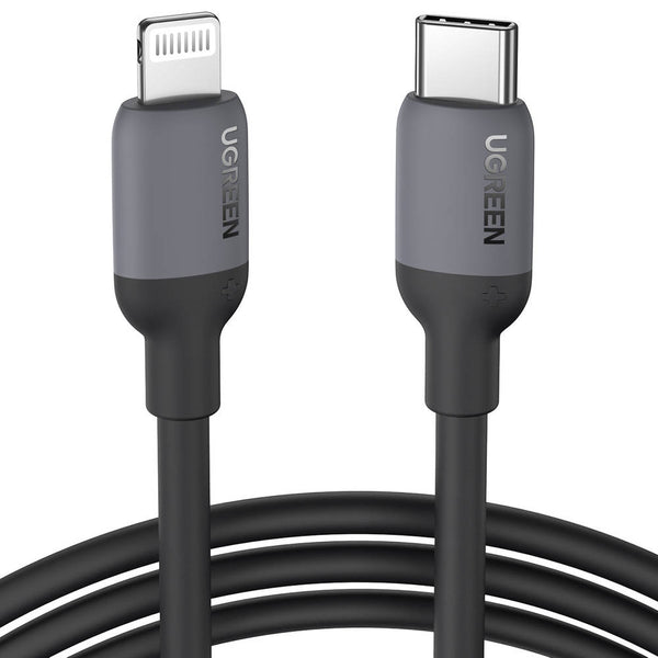 Ugreen USB-C to Lightning Cable Silicone 1m - 20304 - Black