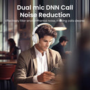 يو جرين سماعة الأذن اللاسلكية هايتون ماكس5 مع خاصية إلغاء الضوضاء الهجينة ANC - أبيض