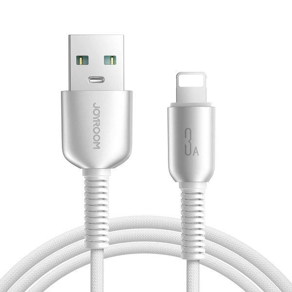 Joyroom USB-A to Lightning 1.2m, Fast Charging Data Cable, 3A - S-A51 - Grey