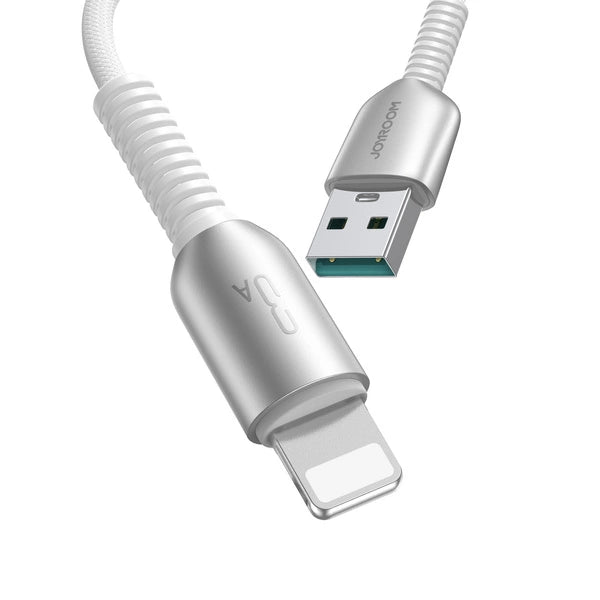 Joyroom USB-A to Lightning 1.2m, Fast Charging Data Cable, 3A - S-A51 - Grey