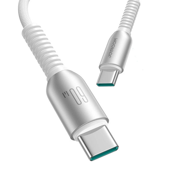 Joyroom Type-C to Type-C 1.2m, Fast Charging Data Cable, 60W - S-A51 - Grey