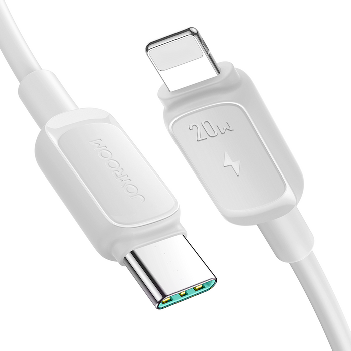 Joyroom Type-C To Lightning Cable 1.2m, 20W,  Fast Charging Data Cable - S-CL020A14 - White