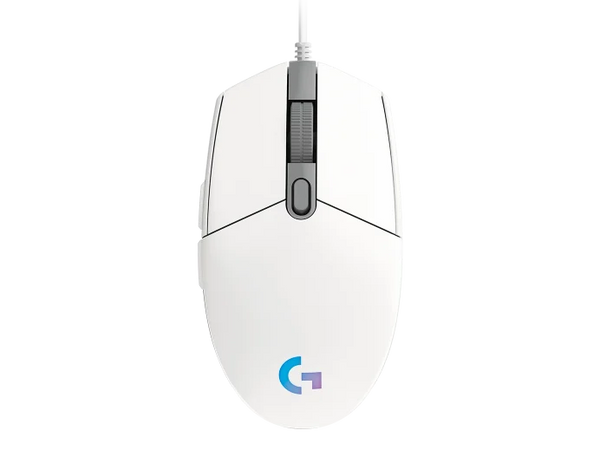Logitech Mouse Gaming Wired G102 - White