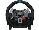 Logitech G29 Driving Force Racing Wheel and Floor Pedals, Real Force Feedback, Stainless Steel Paddle Shifters, Leather Steering Wheel Cover for PS5, PS4, PC, Mac - Black - Black