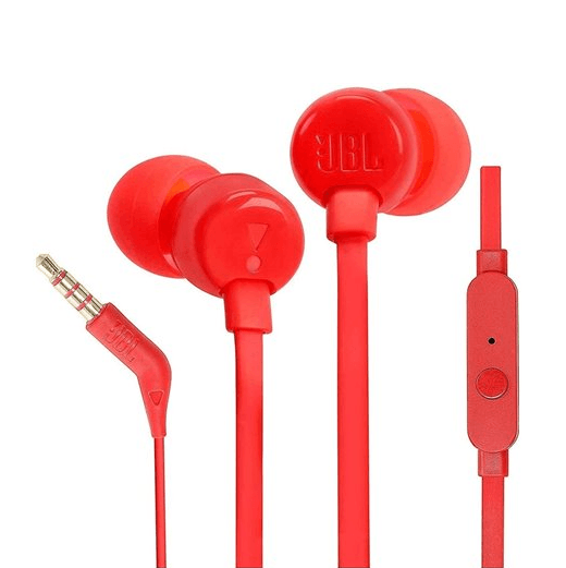 سماعات أذن JBL Tune 110 ستيريو عالية الجهير مع ميكروفون