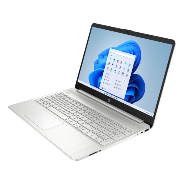 HP Laptop Intel® Core™ i3-1215U, 4GB RAM, 256GB SSD, Intel UHD Graphics, 15.6” FHD, Win 11 - Silver