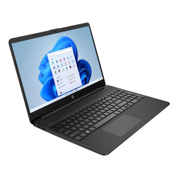 HP Laptop Intel® Core™ i3-1215U, 4GB RAM, 256GB SSD, Intel UHD Graphics, 15.6” FHD, Win 11, 15s-fq5048ne - Black