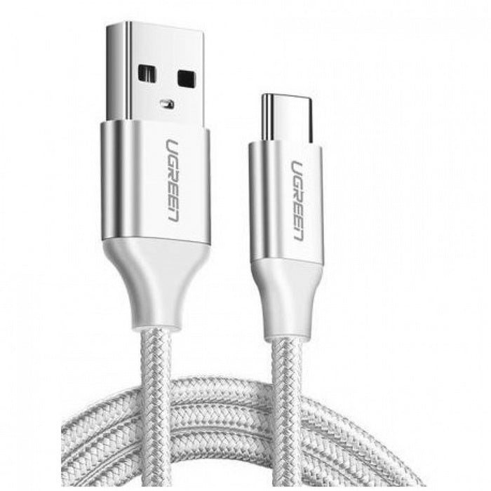 UGREEN Nickel-plated USB-C cable QC3.0 2m - White