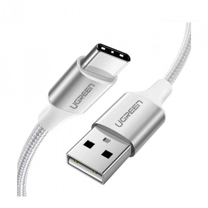 UGREEN Nickel-plated USB-C cable QC3.0 2m - White