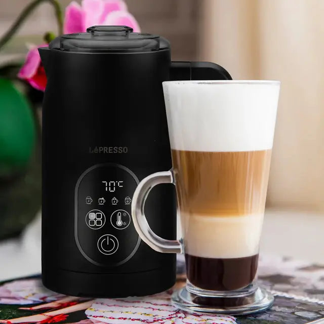 Lepresso Four Froth Milk Frother - 270ml -  Black