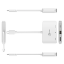 جي 5 كرييت JCA351 محول إيثرنت USB-C® إلى 4K HDMI™ متوافق مع وضع DisplayPort™ البديل - أبيض