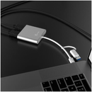 j5 Create JCA365 USB-C to Dual HDMI™ Multi-Monitor Adapter - Silver