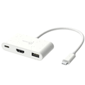 j5 Create JCA379EW USB-C to HDMI™ & USB™ Type-A with Power Delivery - White