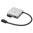 جي 5 كرييت JCD612 موصل سفر USB-C™ إلى HDMI™ بدقة 4K ومعدل 60 هرتز لجهاز ايباد برو - فضي