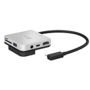 جي 5 كرييت JCD612 موصل سفر USB-C™ إلى HDMI™ بدقة 4K ومعدل 60 هرتز لجهاز ايباد برو - فضي