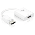 j5 Create JDA154 DisplayPort™ to HDMI Adapter - White