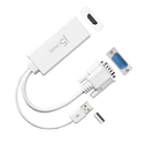 j5 Create JDA214 VGA to HDMI™ Video Audio Adapter - White