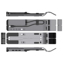 j5 Create JTS223 Laptop Stand with USB™ 4-Port Hub - Gray