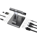 j5 Create JTS224 Multi-Angle Stand with Docking Station For iPad Pro - Gray