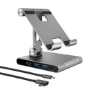 j5 Create JTS224 Multi-Angle Stand with Docking Station For iPad Pro - Gray