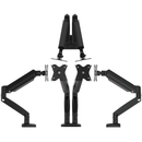 j5 Create JTSA102 Ergonomic Dual Monitor Mount - Black