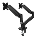 j5 Create JTSA102 Ergonomic Dual Monitor Mount - Black