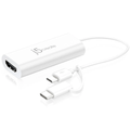 j5 Create JUA165C Android™ USB™ to HDMI™ Display Adapter - White