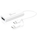 j5 Create JUA165C Android™ USB™ to HDMI™ Display Adapter - White