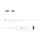 j5 Create JUA165C Android™ USB™ to HDMI™ Display Adapter - White