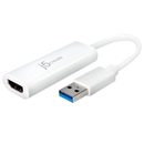 j5 Create JUA254 USB™ to HDMI™ Multi-Monitor Adapter - White