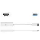 j5 Create JUA254 USB™ to HDMI™ Multi-Monitor Adapter - White