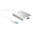 j5 Create JUA354 محوّل شاشة USB™ 3.0 إلى 4K HDMI™ - فضي