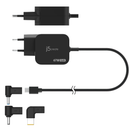 j5 Create JUP1565DCE3A GaN-PD USB-C Mini Charger with 67W and 3 EU-Compliant DC Connector Types