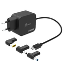 j5 Create JUP1565DCE3A GaN-PD USB-C Mini Charger with 67W and 3 EU-Compliant DC Connector Types