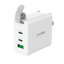 j5 Create JUP3565CV 65W GaN USB-C 3-Port Travel Charger with Changeable AC Plugs and USB-C Cable