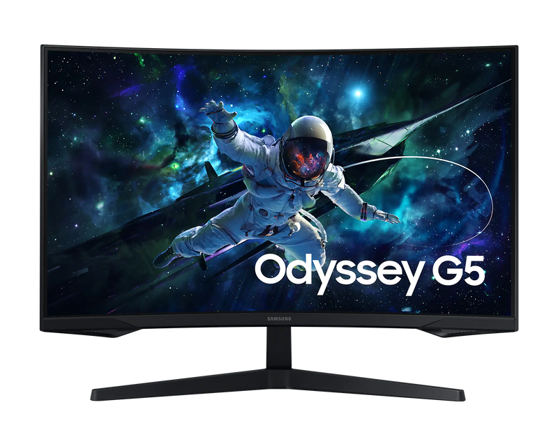 Samsung Odyssey G5 32" Monitor, FreeSync, Super Arena Gaming UX - Black