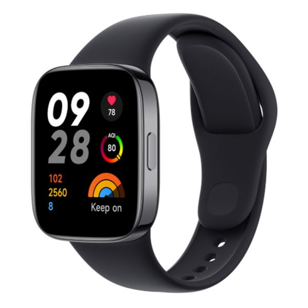 Redmi Smart Watch 3, 1.75 inch, GPS, Bluetooth Calling - Black