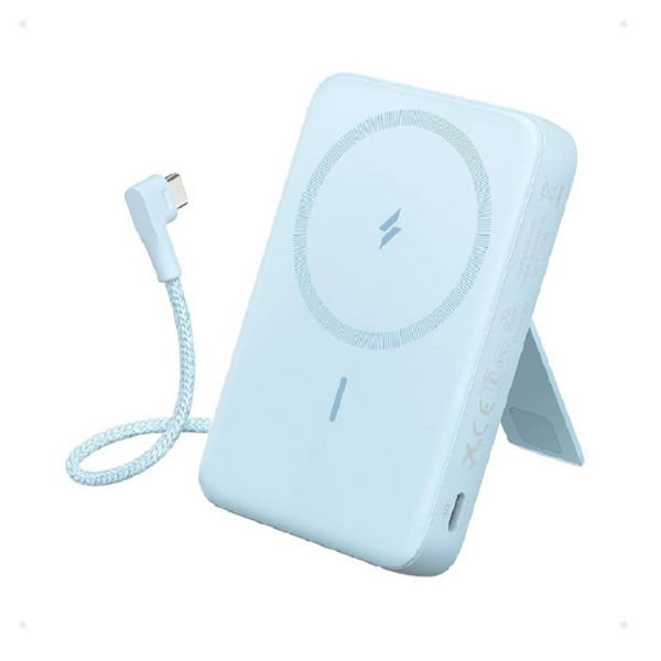 Anker Zolo Magnetic Power Bank 10000mAh Wireless-Stand - Blue