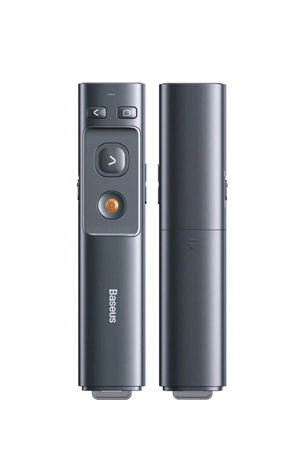 moreshopping - Baseus Orange Dot AI Wireless Presenter – Red Dot Award Winner 2020 | Smart PPT Clicker with Laser Pointer